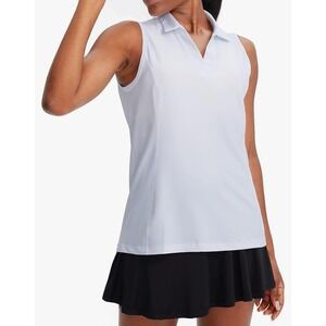 Women's Sleeveless Golf/Tennis Polo Shirt Tennis Quick Dry Collared Tank Size XL